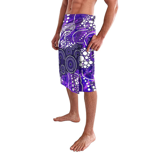 Hobart Hurricanes Lavalava Graffiti Urban Aboriginal Dot Abstract Design