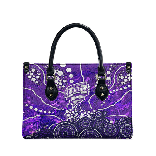 Hobart Hurricanes Leather Bag Graffiti Urban Aboriginal Dot Abstract Design