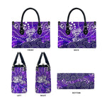 Hobart Hurricanes Leather Bag Graffiti Urban Aboriginal Dot Abstract Design