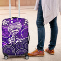 Hobart Hurricanes Luggage Cover Graffiti Urban Aboriginal Dot Abstract Design