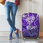 Hobart Hurricanes Luggage Cover Graffiti Urban Aboriginal Dot Abstract Design