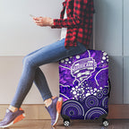 Hobart Hurricanes Luggage Cover Graffiti Urban Aboriginal Dot Abstract Design