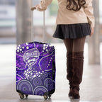 Hobart Hurricanes Luggage Cover Graffiti Urban Aboriginal Dot Abstract Design