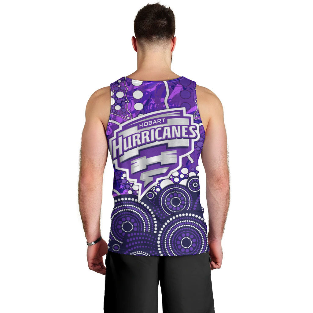 Hobart Hurricanes Men Tank Top Graffiti Urban Aboriginal Dot Abstract Design
