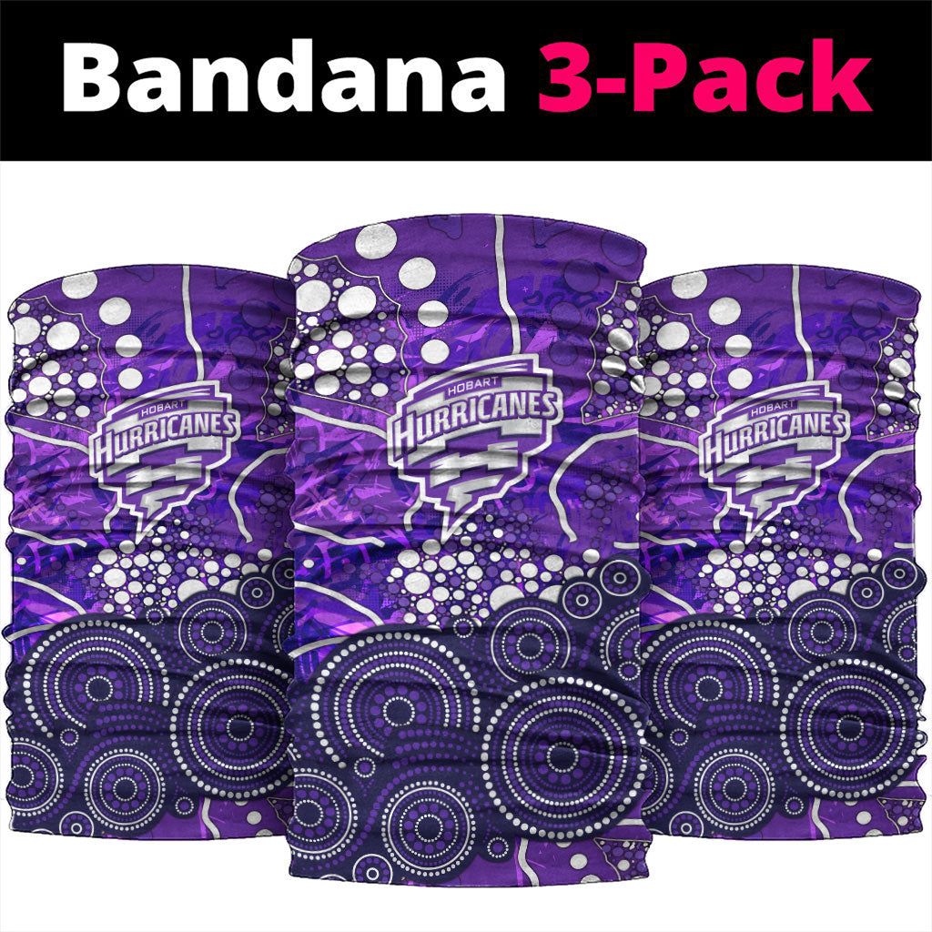Hobart Hurricanes Neck Gaiter Graffiti Urban Aboriginal Dot Abstract Design