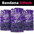 Hobart Hurricanes Neck Gaiter Graffiti Urban Aboriginal Dot Abstract Design
