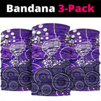 Hobart Hurricanes Neck Gaiter Graffiti Urban Aboriginal Dot Abstract Design