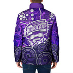 Hobart Hurricanes Padded Jacket Graffiti Urban Aboriginal Dot Abstract Design