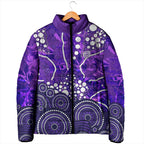 Hobart Hurricanes Padded Jacket Graffiti Urban Aboriginal Dot Abstract Design