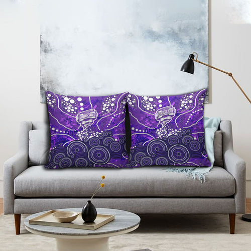 Hobart Hurricanes Pillow Cover Graffiti Urban Aboriginal Dot Abstract Design