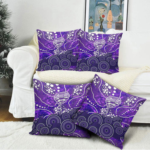 Hobart Hurricanes Pillow Cover Graffiti Urban Aboriginal Dot Abstract Design