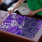 Hobart Hurricanes Puzzle Graffiti Urban Aboriginal Dot Abstract Design
