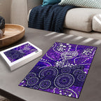 Hobart Hurricanes Puzzle Graffiti Urban Aboriginal Dot Abstract Design