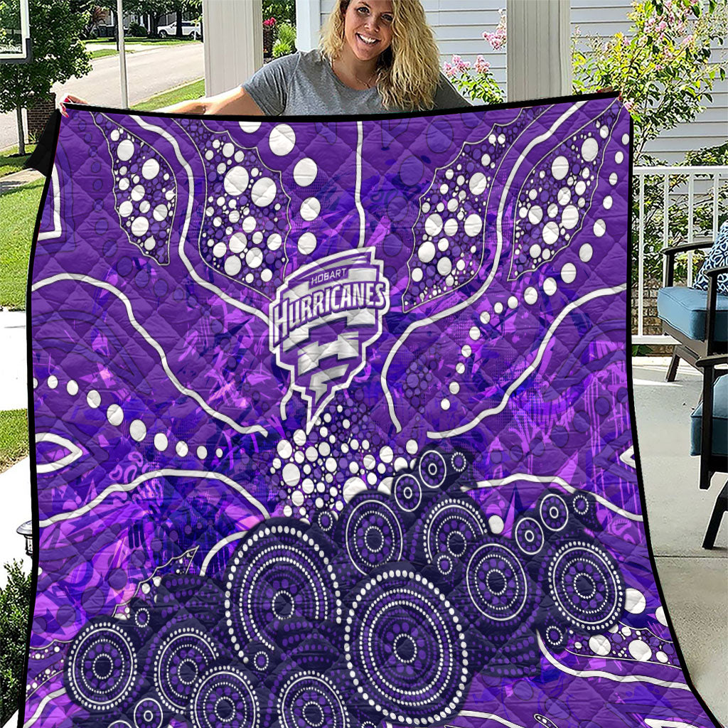 Hobart Hurricanes Quilt Graffiti Urban Aboriginal Dot Abstract Design