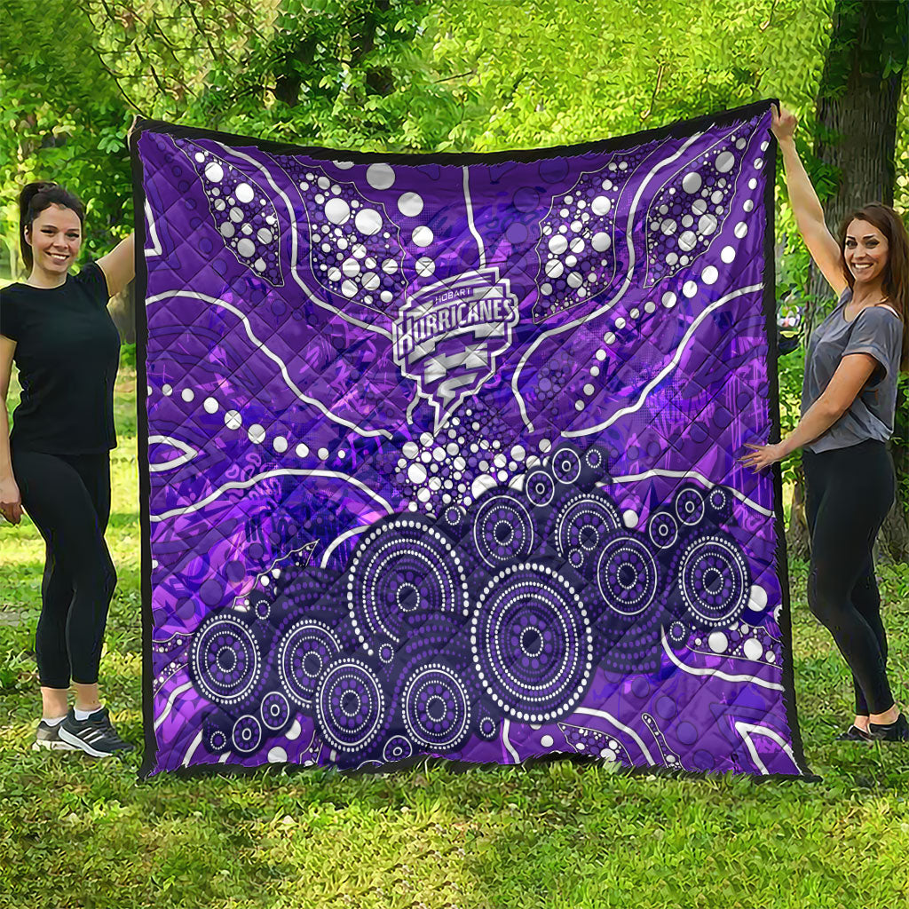 Hobart Hurricanes Quilt Graffiti Urban Aboriginal Dot Abstract Design