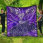 Hobart Hurricanes Quilt Graffiti Urban Aboriginal Dot Abstract Design