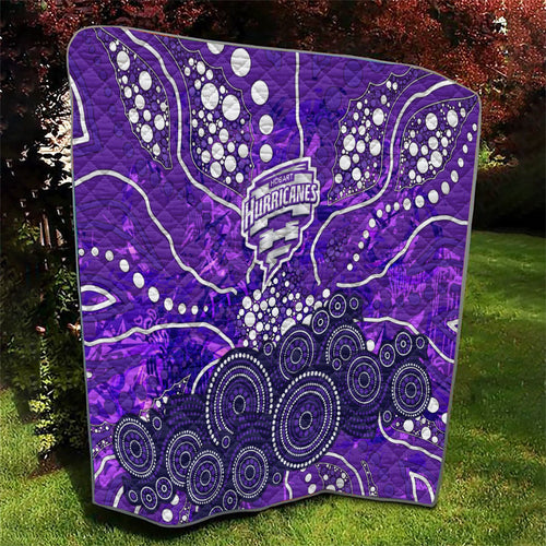 Hobart Hurricanes Quilt Graffiti Urban Aboriginal Dot Abstract Design