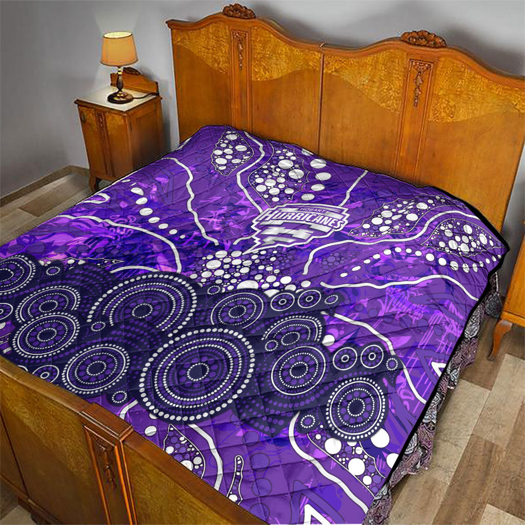 Hobart Hurricanes Quilt Graffiti Urban Aboriginal Dot Abstract Design