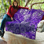 Hobart Hurricanes Quilt Graffiti Urban Aboriginal Dot Abstract Design