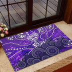 Hobart Hurricanes Rubber Doormat Graffiti Urban Aboriginal Dot Abstract Design