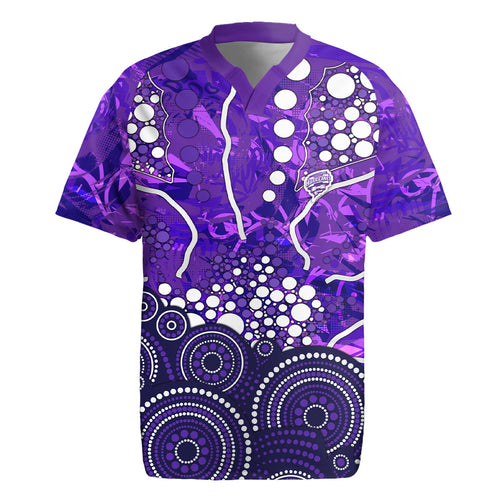 Hobart Hurricanes Rugby Jersey Graffiti Urban Aboriginal Dot Abstract Design