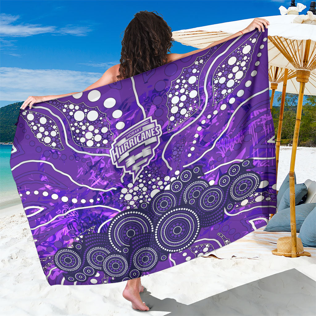 Hobart Hurricanes Sarong Graffiti Urban Aboriginal Dot Abstract Design