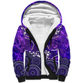 Hobart Hurricanes Sherpa Hoodie Graffiti Urban Aboriginal Dot Abstract Design
