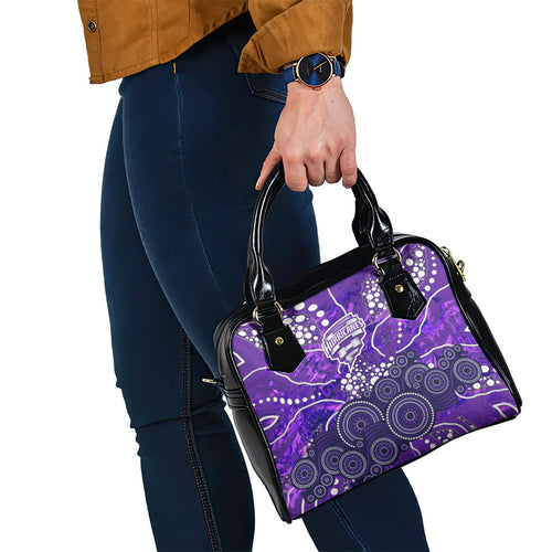 Hobart Hurricanes Shoulder Handbag Graffiti Urban Aboriginal Dot Abstract Design