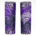 Hobart Hurricanes Skinny Tumbler Graffiti Urban Aboriginal Dot Abstract Design