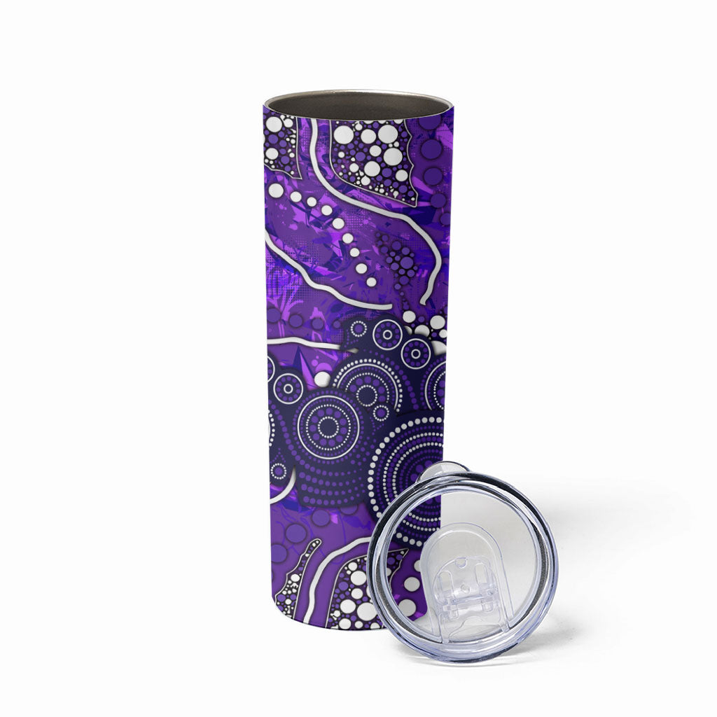 Hobart Hurricanes Skinny Tumbler Graffiti Urban Aboriginal Dot Abstract Design