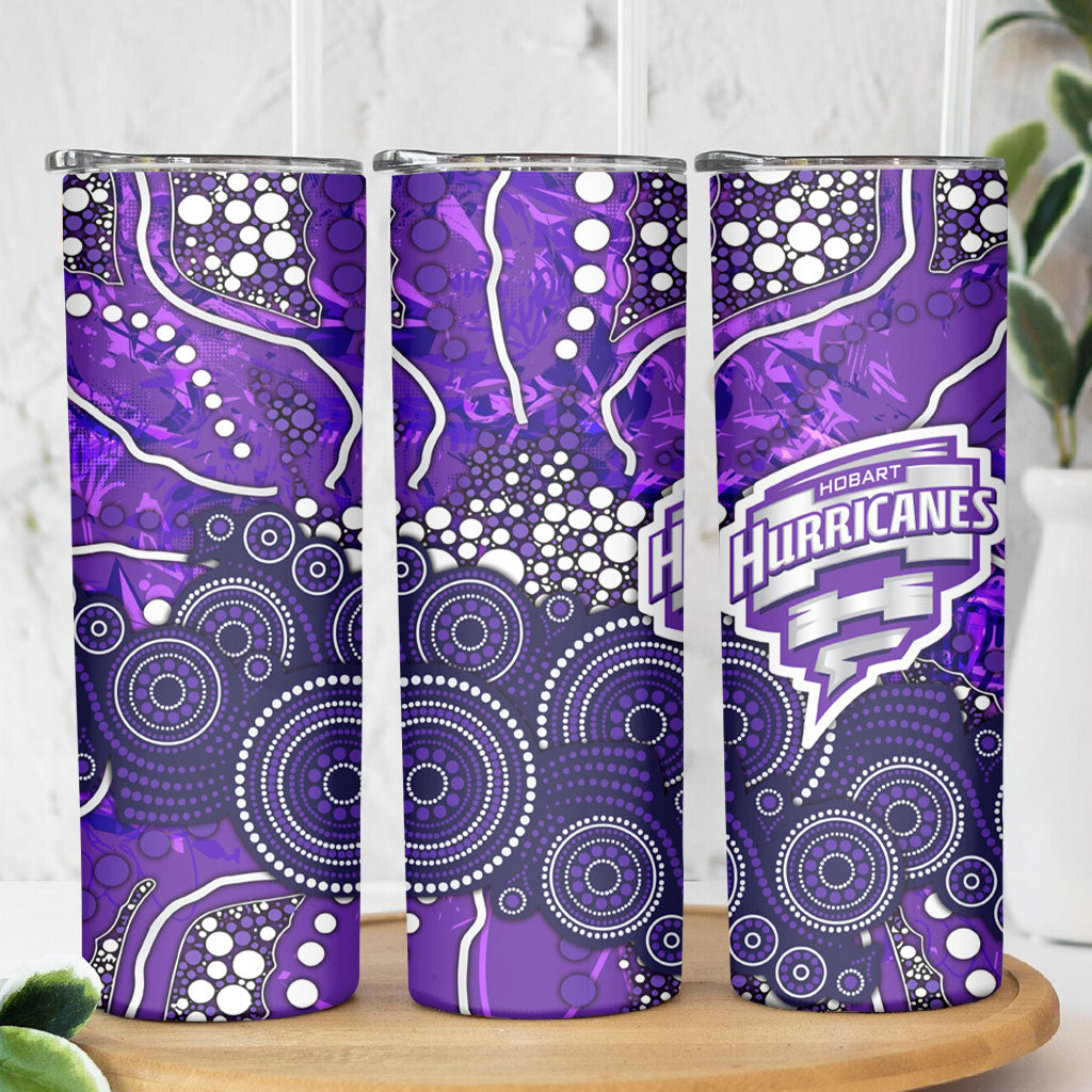 Hobart Hurricanes Skinny Tumbler Graffiti Urban Aboriginal Dot Abstract Design