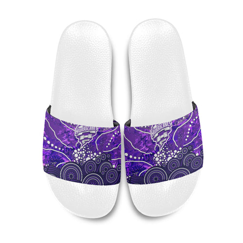 Hobart Hurricanes Slide Sandals Graffiti Urban Aboriginal Dot Abstract Design