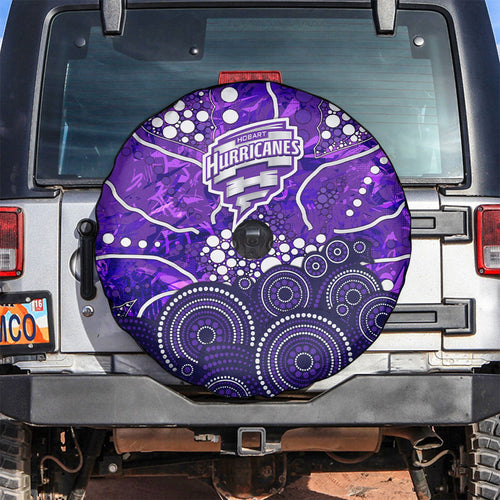 Hobart Hurricanes Spare Tire Cover Graffiti Urban Aboriginal Dot Abstract Design