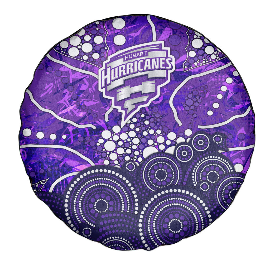 Hobart Hurricanes Spare Tire Cover Graffiti Urban Aboriginal Dot Abstract Design