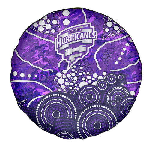 Hobart Hurricanes Spare Tire Cover Graffiti Urban Aboriginal Dot Abstract Design