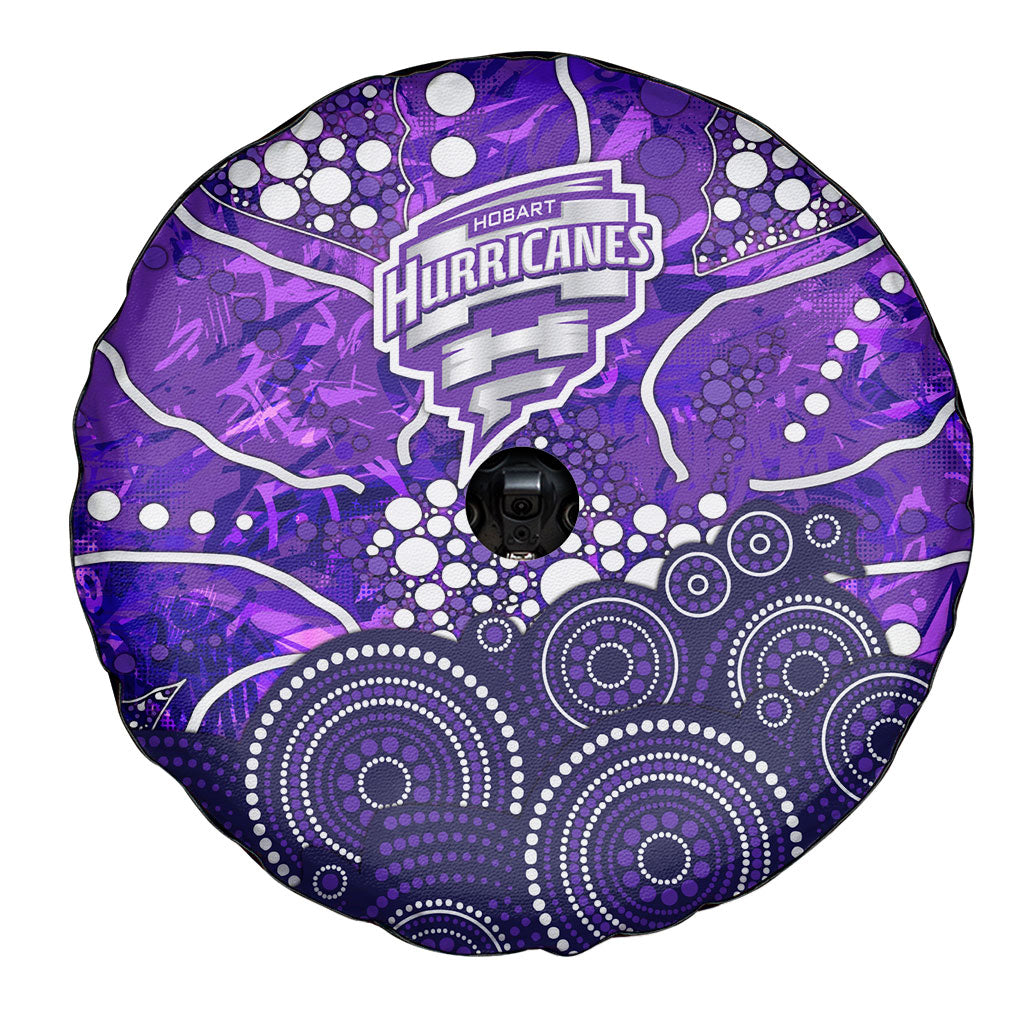 Hobart Hurricanes Spare Tire Cover Graffiti Urban Aboriginal Dot Abstract Design