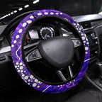 Hobart Hurricanes Steering Wheel Cover Graffiti Urban Aboriginal Dot Abstract Design