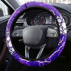 Hobart Hurricanes Steering Wheel Cover Graffiti Urban Aboriginal Dot Abstract Design