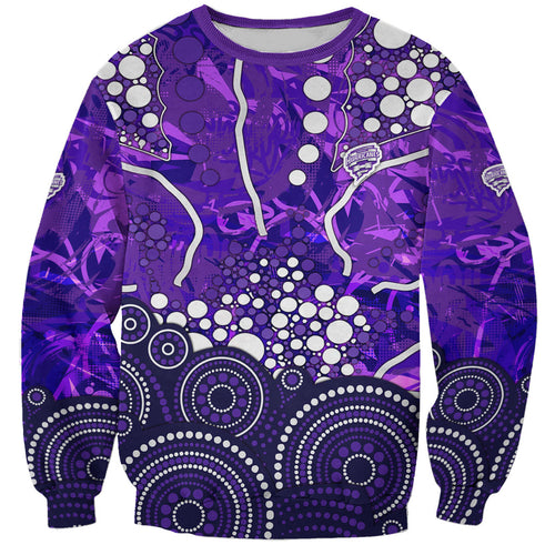 Hobart Hurricanes Sweatshirt Graffiti Urban Aboriginal Dot Abstract Design