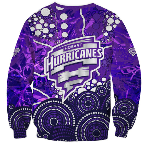 Hobart Hurricanes Sweatshirt Graffiti Urban Aboriginal Dot Abstract Design