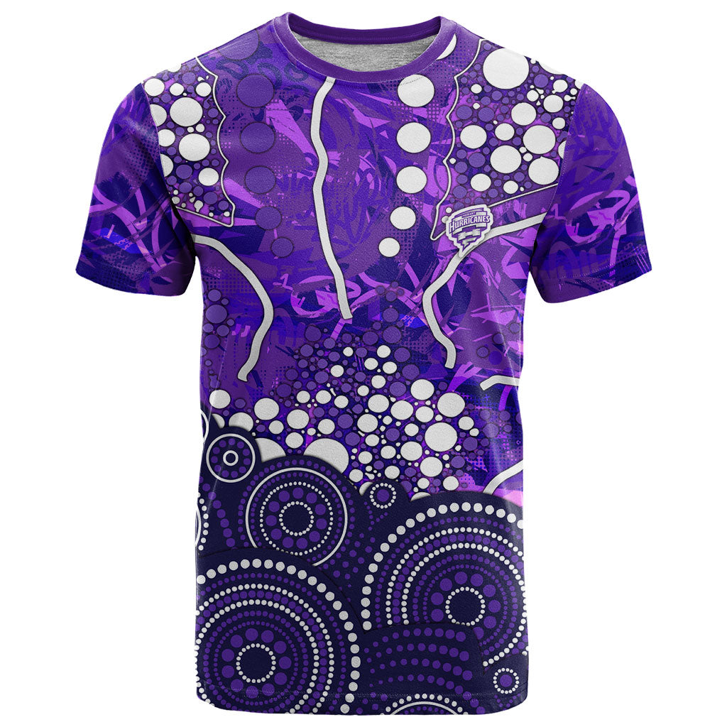 Hobart Hurricanes T Shirt Graffiti Urban Aboriginal Dot Abstract Design