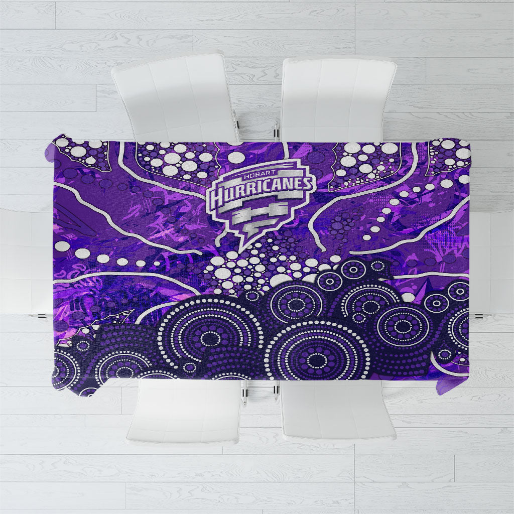 Hobart Hurricanes Tablecloth Graffiti Urban Aboriginal Dot Abstract Design