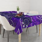 Hobart Hurricanes Tablecloth Graffiti Urban Aboriginal Dot Abstract Design