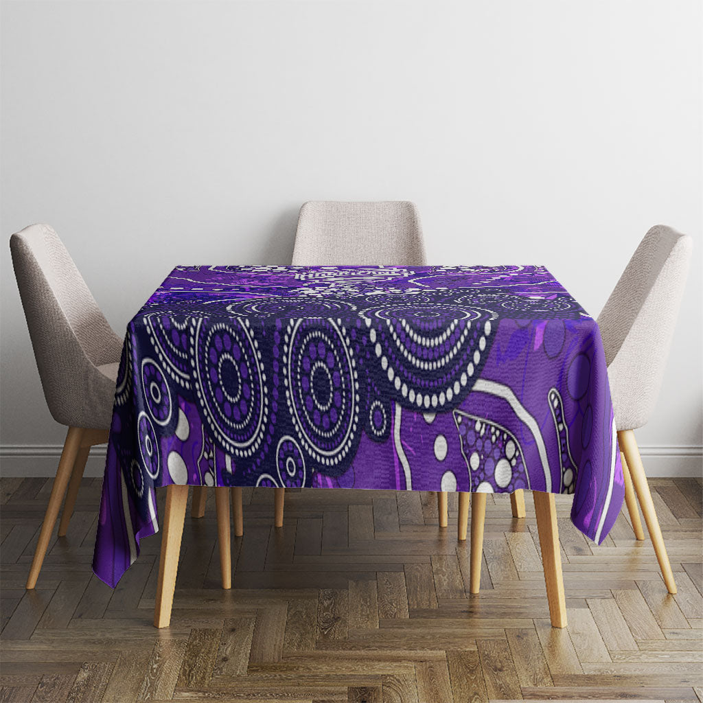 Hobart Hurricanes Tablecloth Graffiti Urban Aboriginal Dot Abstract Design