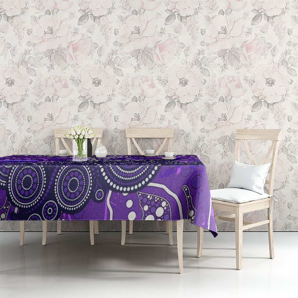 Hobart Hurricanes Tablecloth Graffiti Urban Aboriginal Dot Abstract Design