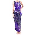 Hobart Hurricanes Tank Maxi Dress Graffiti Urban Aboriginal Dot Abstract Design