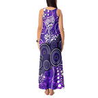 Hobart Hurricanes Tank Maxi Dress Graffiti Urban Aboriginal Dot Abstract Design