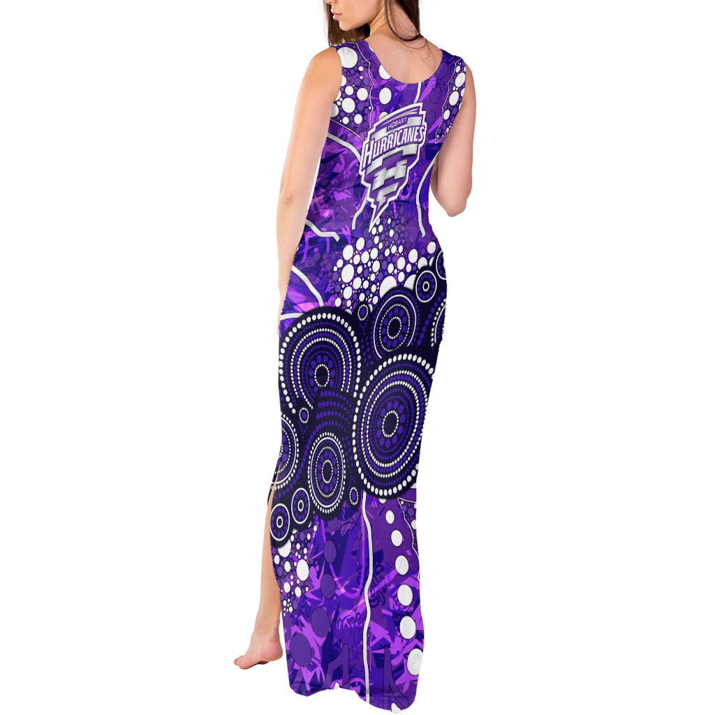 Hobart Hurricanes Tank Maxi Dress Graffiti Urban Aboriginal Dot Abstract Design