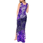 Hobart Hurricanes Tank Maxi Dress Graffiti Urban Aboriginal Dot Abstract Design