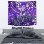 Hobart Hurricanes Tapestry Graffiti Urban Aboriginal Dot Abstract Design